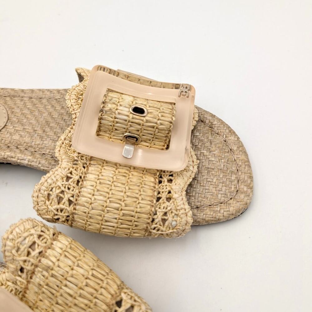 Sam Edelman Bambi Slip-On Slide Sandals Open Toe Women's Linen US6M EU36 - Picture 14 of 14